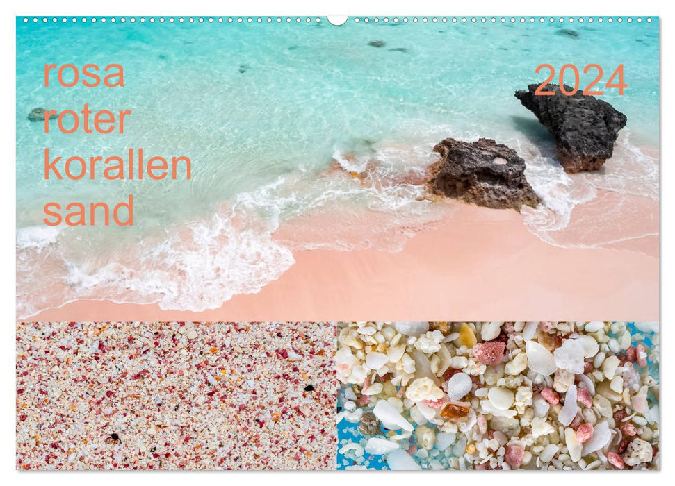 sable corail rose (calendrier mural CALVENDO 2024) 