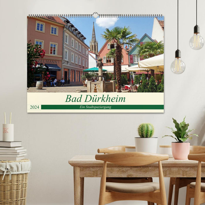 Bad Dürkheim Ein Stadtspaziergang (CALVENDO Wandkalender 2024)