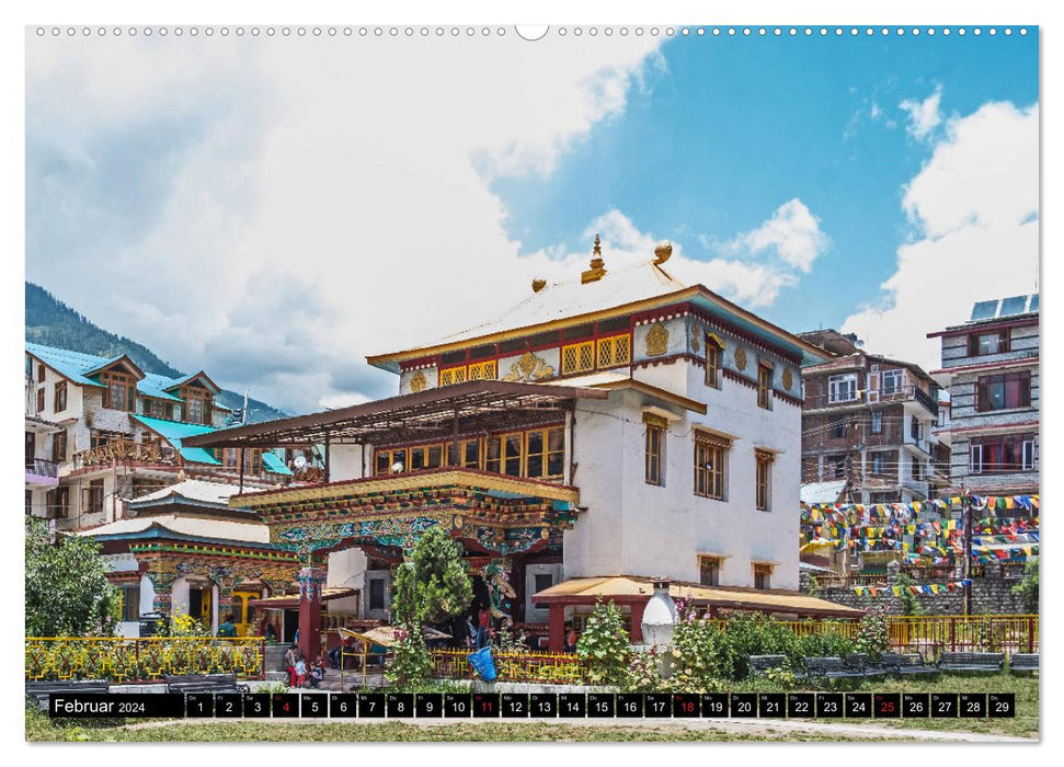 Himachal Pradesh - Bezaubernde Bergwelt im Himalaya (CALVENDO Premium Wandkalender 2024)