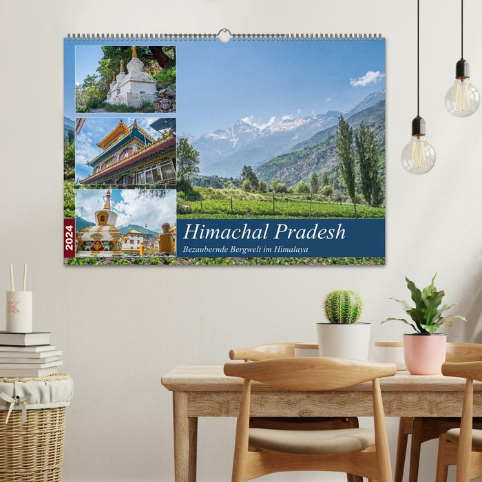 Himachal Pradesh - Bezaubernde Bergwelt im Himalaya (CALVENDO Wandkalender 2024)