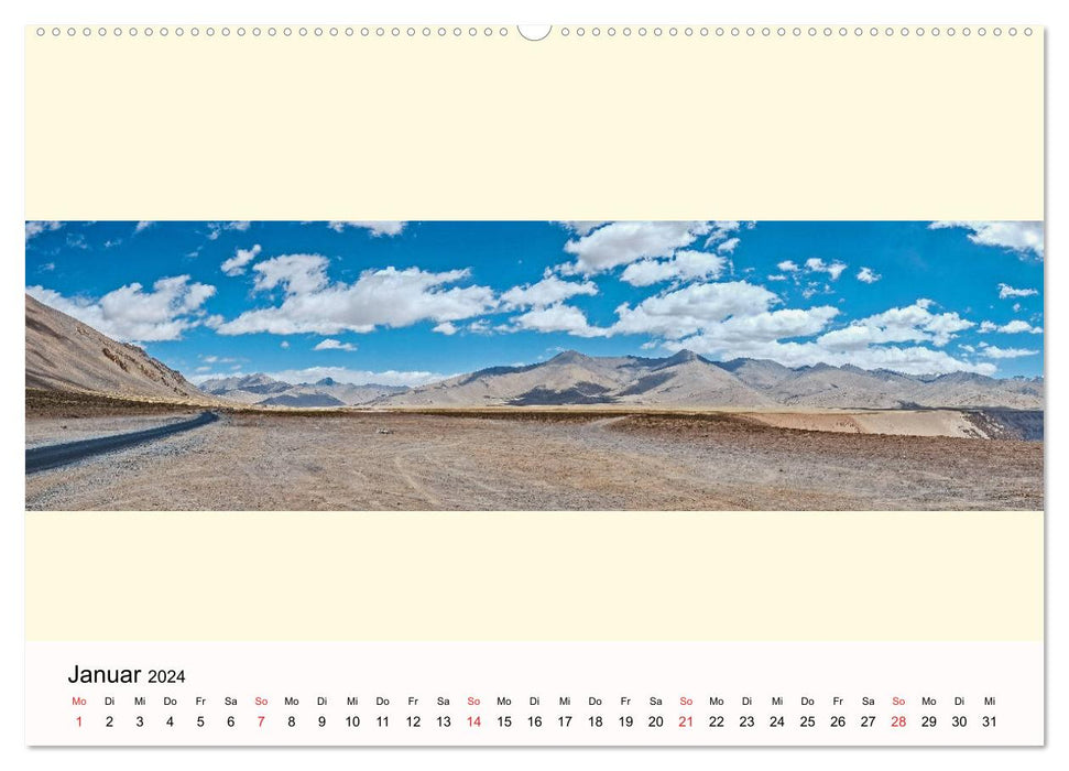 Ladakh - panoramas de paysages (Calendrier mural CALVENDO 2024) 