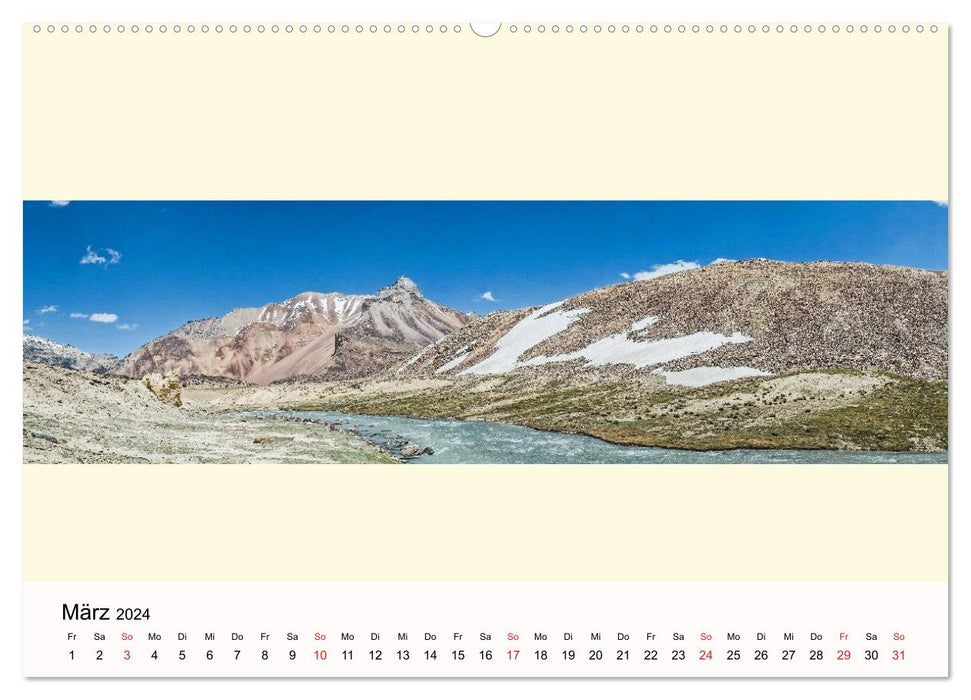 Ladakh - Landschaftspanoramen (CALVENDO Wandkalender 2024)