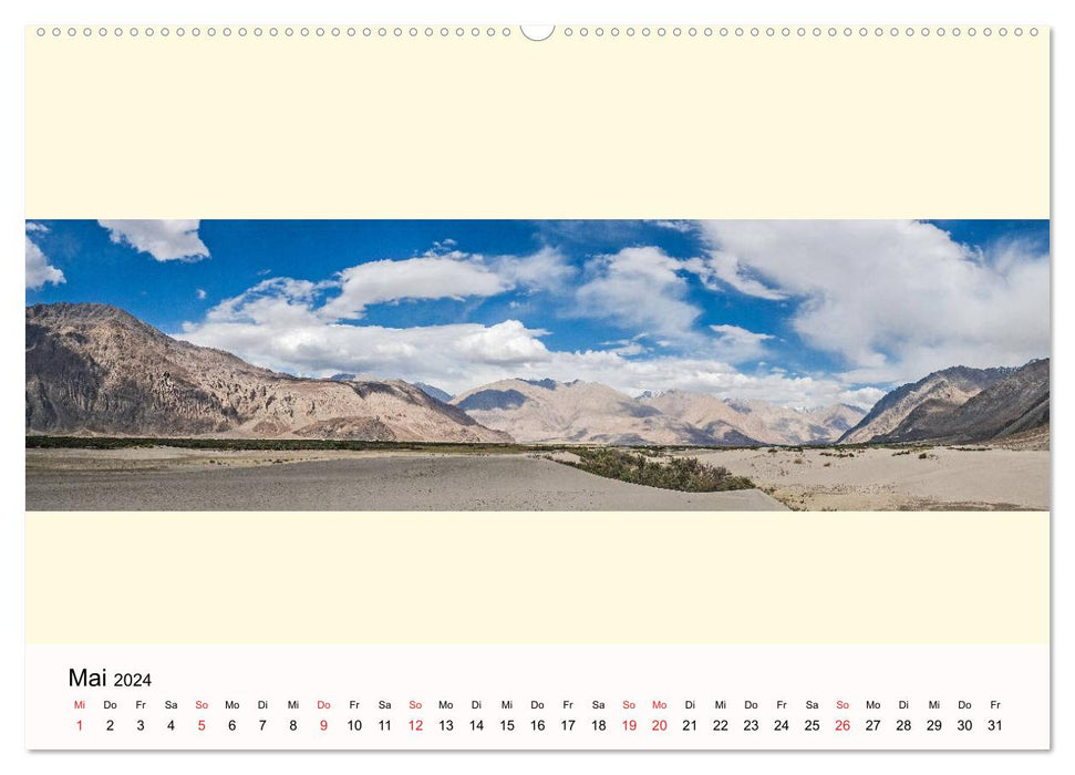 Ladakh - panoramas de paysages (Calendrier mural CALVENDO 2024) 