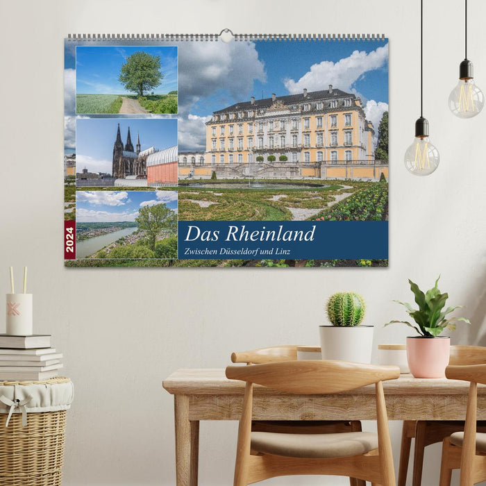 Das Rheinland - Zwischen Düsseldorf und Linz (CALVENDO Wandkalender 2024)