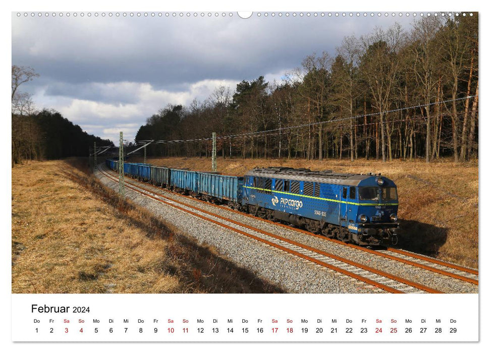 Eisenbahnen in Ostsachsen 2024 (CALVENDO Premium Wandkalender 2024)