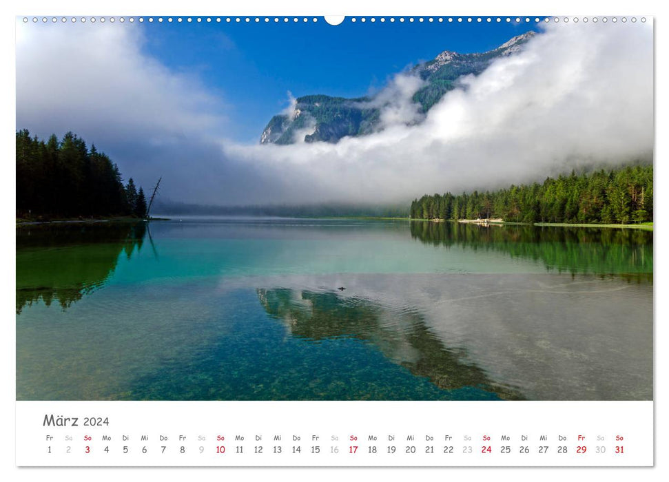 Südtirol - Land der Berge und Seen (CALVENDO Premium Wandkalender 2024)