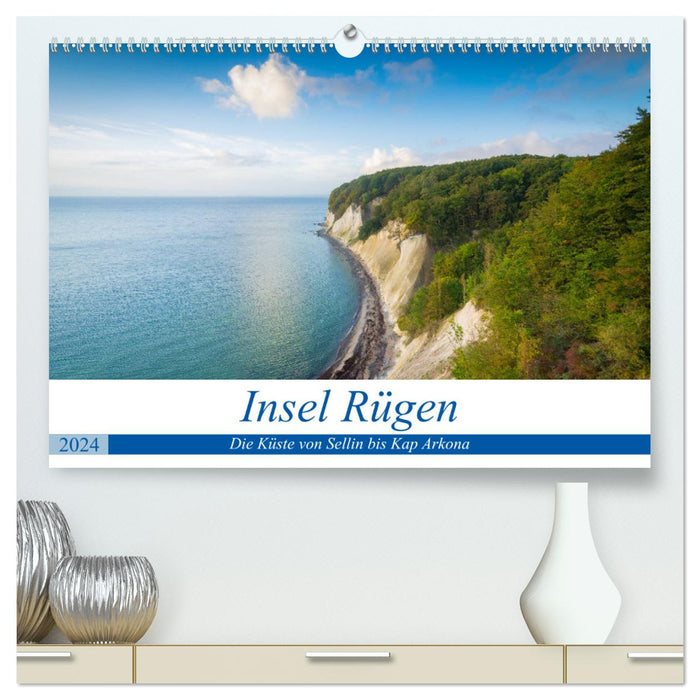 Insel Rügen - Die Küste von Sellin bis Kap Arkona (CALVENDO Premium Wandkalender 2024)