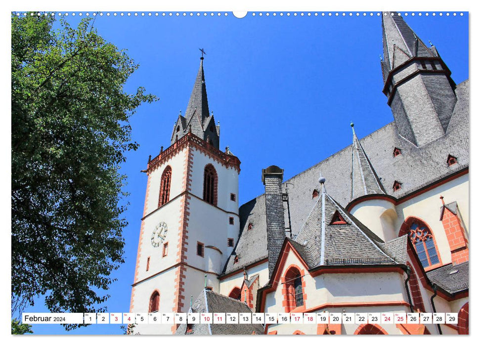 Bingen am Rhein vom Frankfurter Taxifahrer Petrus Bodenstaff (CALVENDO Premium Wandkalender 2024)