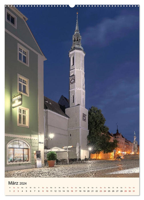 Meißen - Bautzen - Görlitz, Museen - Bauten - Geschichte (CALVENDO Premium Wandkalender 2024)