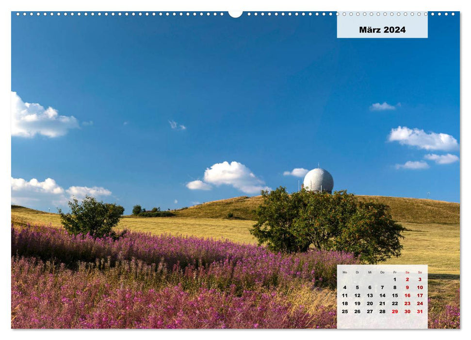 Rhöner Röschen - ein Sommermärchen in der Hochrhön (CALVENDO Premium Wandkalender 2024)