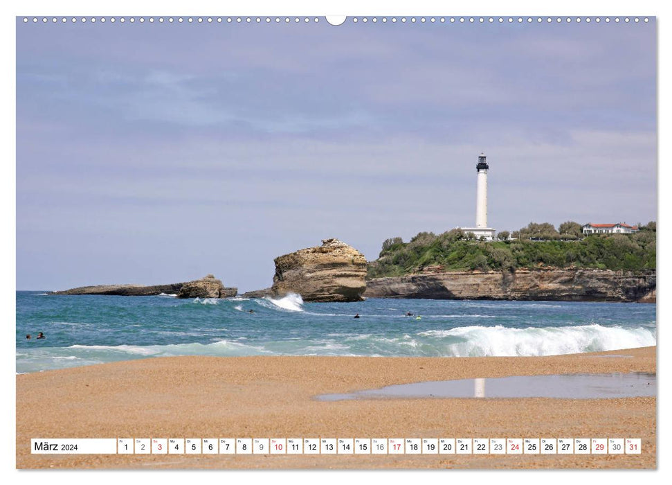 Biarritz (CALVENDO Premium Wandkalender 2024)