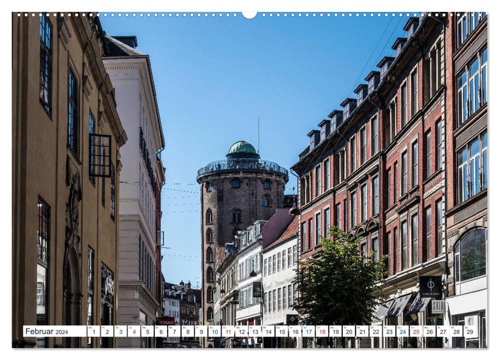 Sommer in Kopenhagen (CALVENDO Premium Wandkalender 2024)