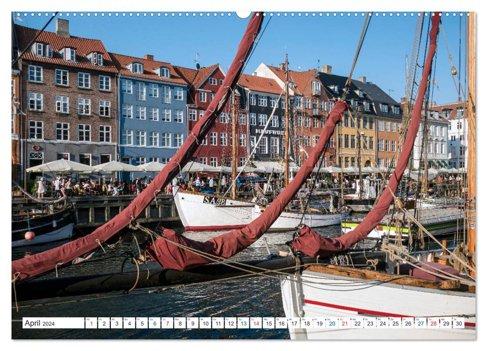 Sommer in Kopenhagen (CALVENDO Premium Wandkalender 2024)