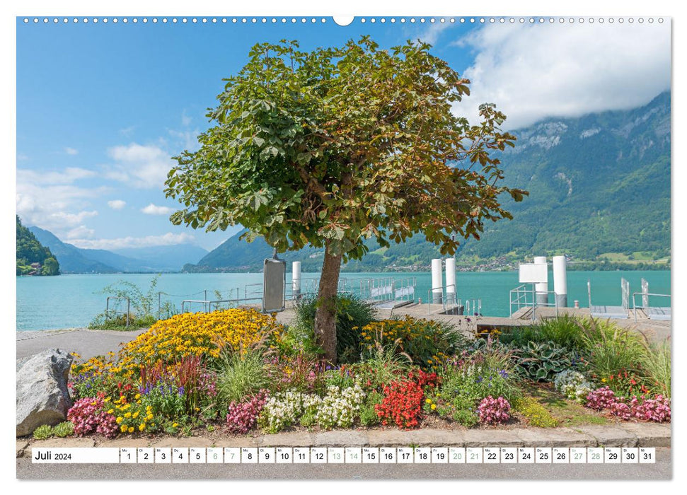 Faszination Berner Oberland 2024 - Thuner- und Brienzersee (CALVENDO Premium Wandkalender 2024)
