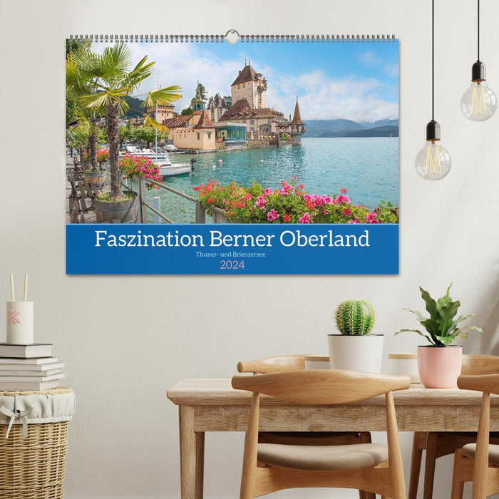 Faszination Berner Oberland 2024 - Thuner- und Brienzersee (CALVENDO Wandkalender 2024)