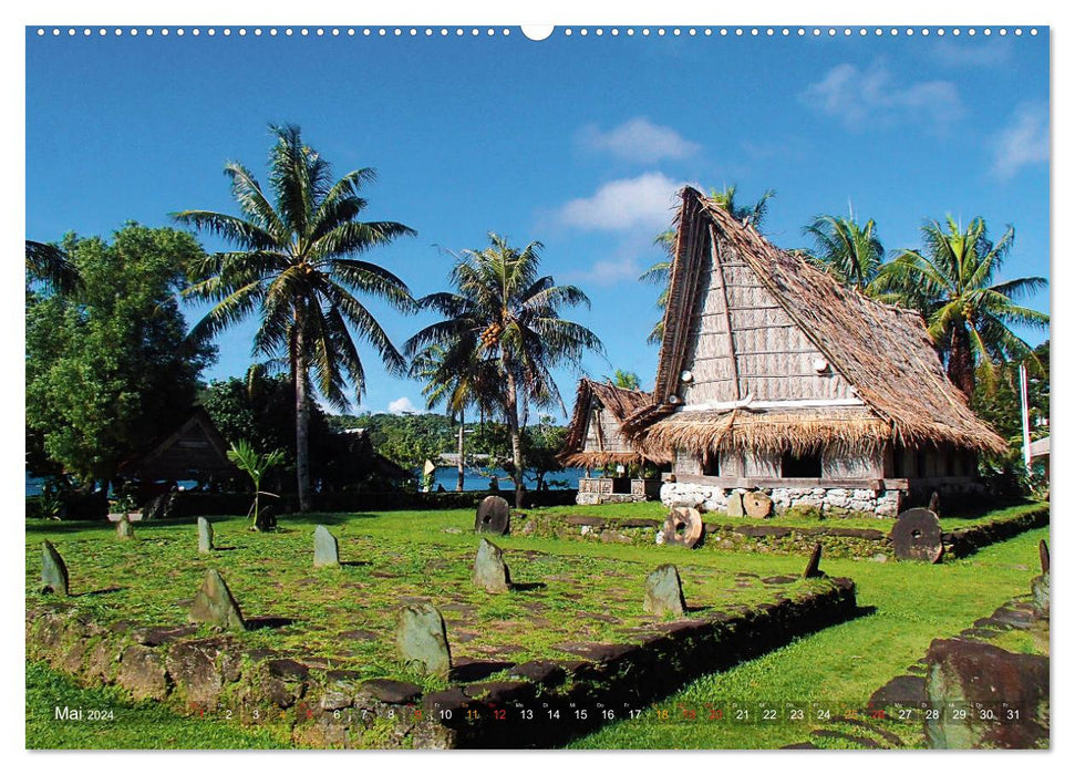 Mikronesien: Yap und Palau (CALVENDO Wandkalender 2024)