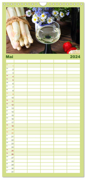 Weinkalender (CALVENDO Familienplaner 2024)