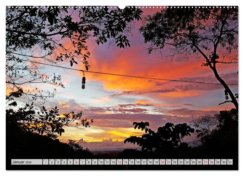 Costa Rica - Lebensfreude pur (CALVENDO Premium Wandkalender 2024)