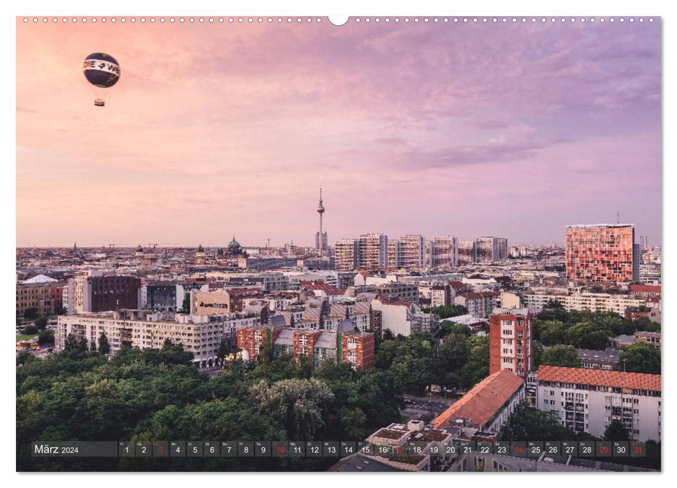 Berlin von oben (CALVENDO Wandkalender 2024)