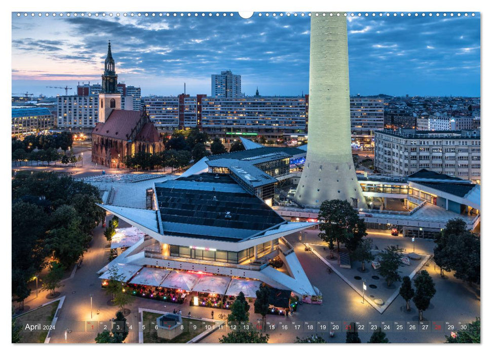 Berlin von oben (CALVENDO Wandkalender 2024)