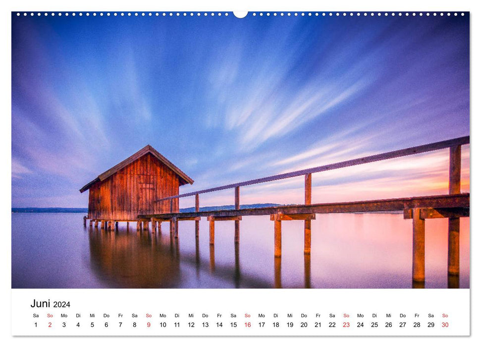 Landschaften vom Licht geküßt (CALVENDO Premium Wandkalender 2024)