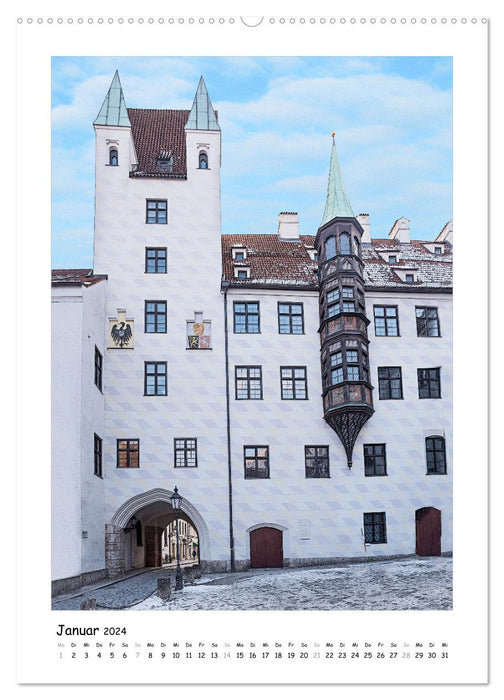 Lovable Munich 2024 – Photographies stylisées (Calendrier mural CALVENDO 2024) 