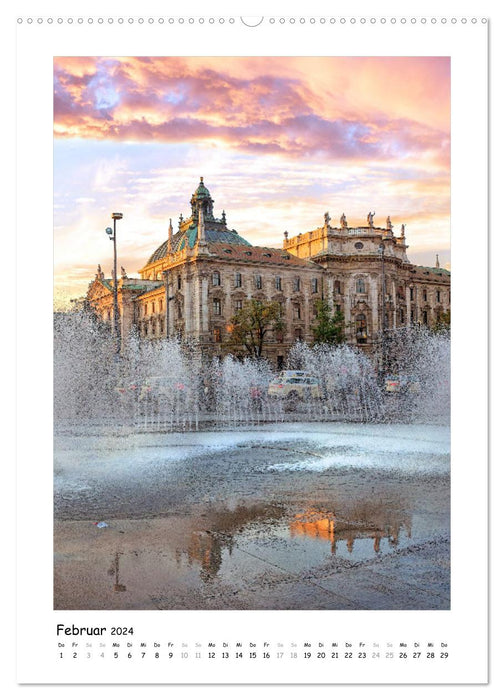 Lovable Munich 2024 – Photographies stylisées (Calendrier mural CALVENDO 2024) 