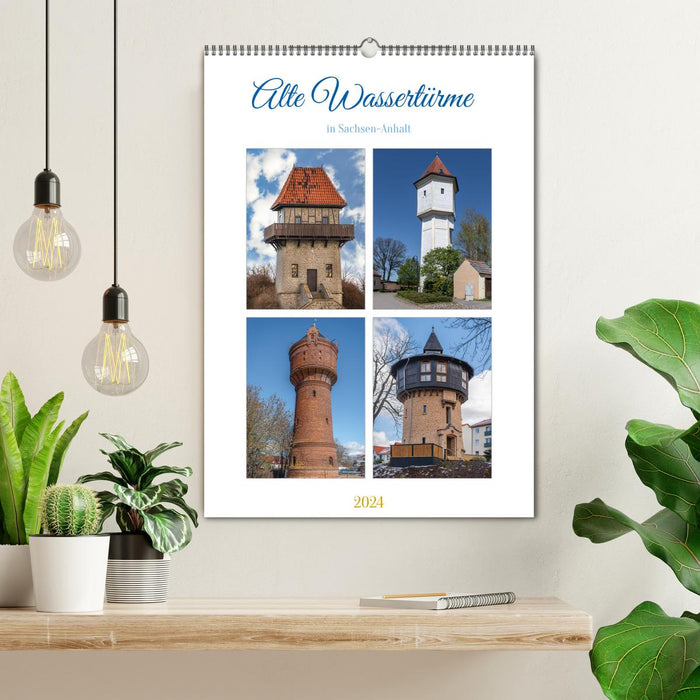 Alte Wassertürme (CALVENDO Wandkalender 2024)