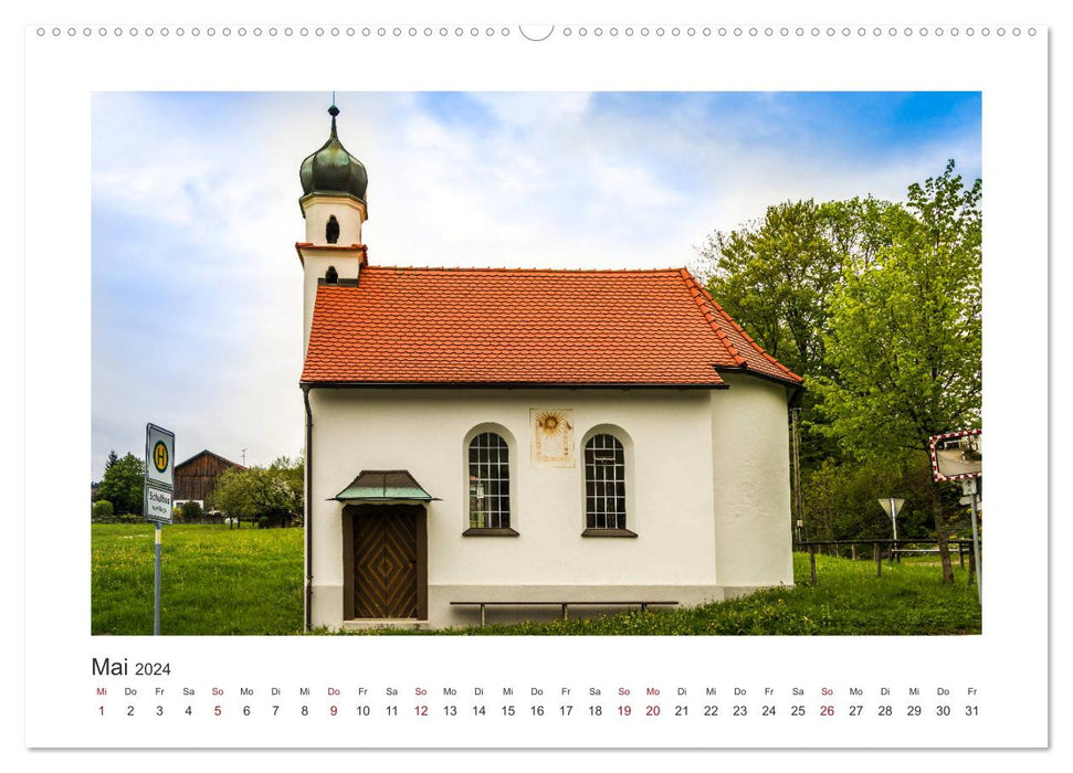 Kapellen im Ostallgäu (CALVENDO Premium Wandkalender 2024)