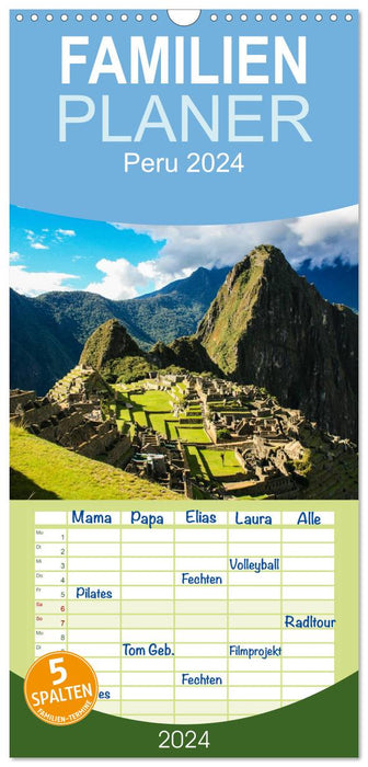 Peru 2024 (CALVENDO Familienplaner 2024)