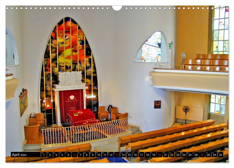 Synagogen-Räume in Deutschland (CALVENDO Wandkalender 2024)