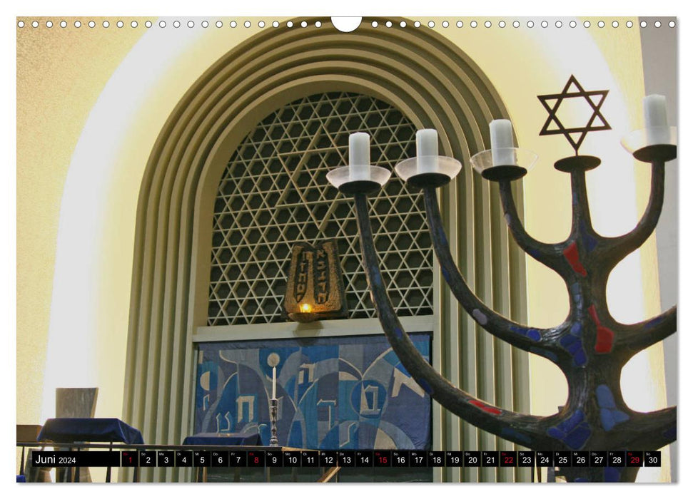 Synagogen-Räume in Deutschland (CALVENDO Wandkalender 2024)