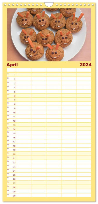 Bonbons de la boulangerie complète (Planificateur familial CALVENDO 2024) 