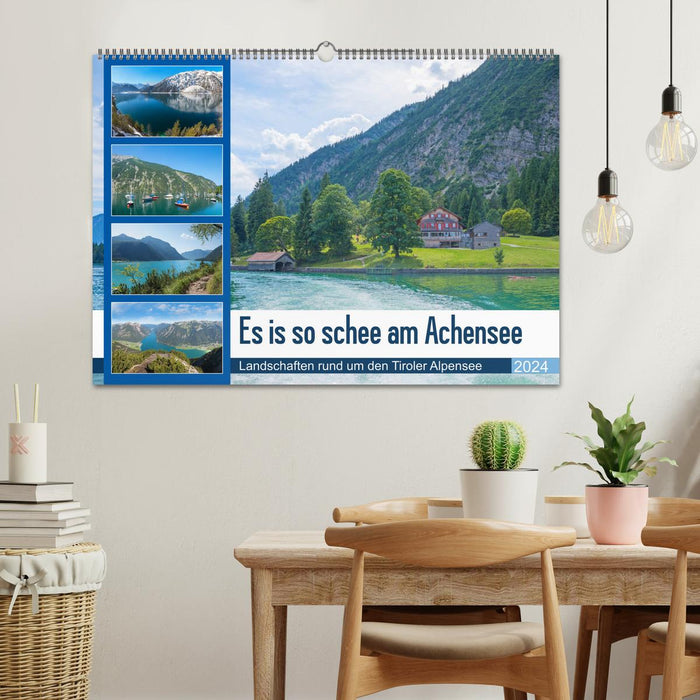 Es is so schee am Achensee 2024 (CALVENDO Wandkalender 2024)
