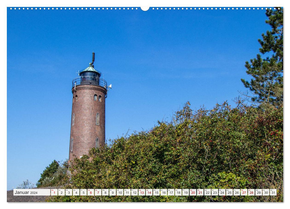 Urlaub in Nordfriesland (CALVENDO Premium Wandkalender 2024)