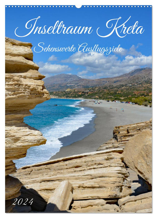 Island dream Crete - worthwhile excursion destinations (CALVENDO wall calendar 2024) 