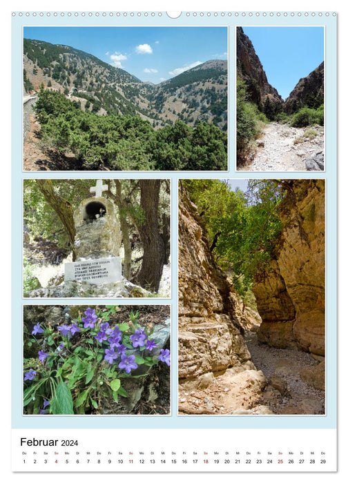 Island dream Crete - worthwhile excursion destinations (CALVENDO wall calendar 2024) 