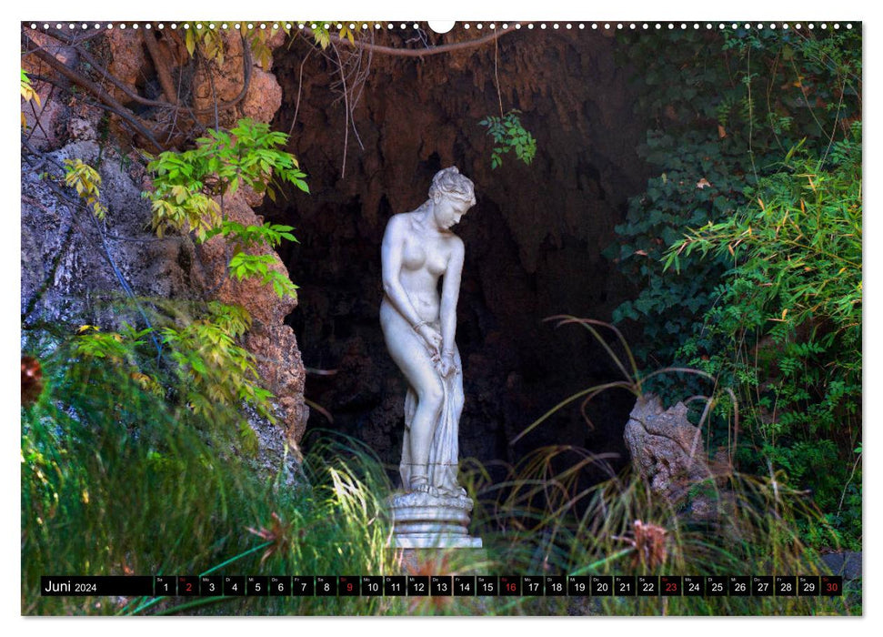 Riviera Magique - Les Jardins Hanbury (Calendrier Mural CALVENDO 2024) 