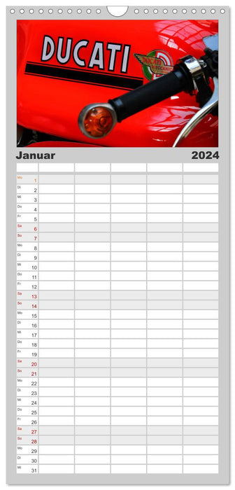 Ducati 900 SS (CALVENDO Familienplaner 2024)