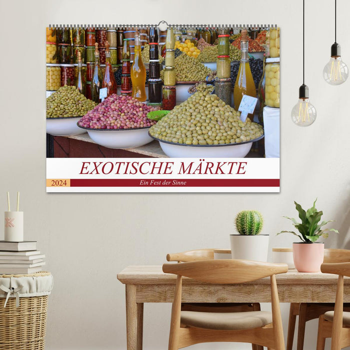 Exotische Märkte (CALVENDO Wandkalender 2024)