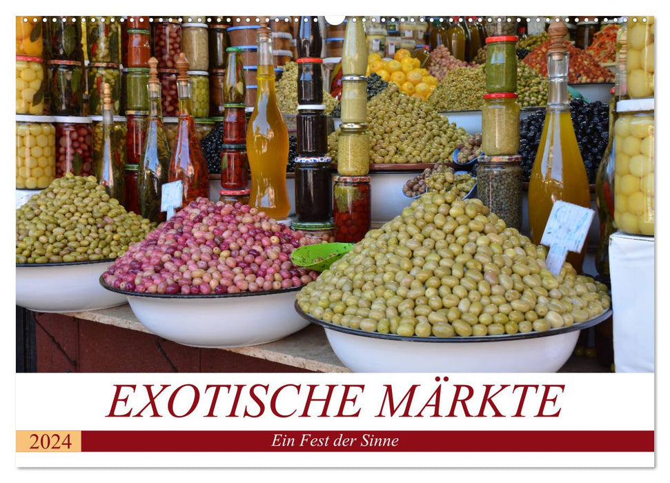 Exotische Märkte (CALVENDO Wandkalender 2024)