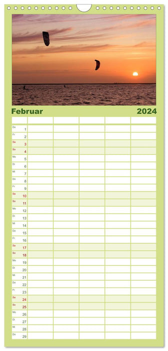 Borkum (Agenda familial CALVENDO 2024) 