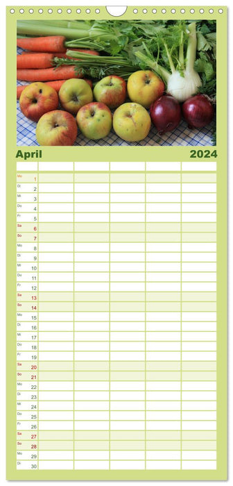 Alte Apfelsorten (CALVENDO Familienplaner 2024)