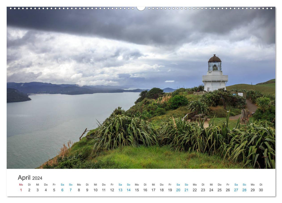 Les phares de Nouvelle-Zélande (Calvendo Premium Wall Calendar 2024) 