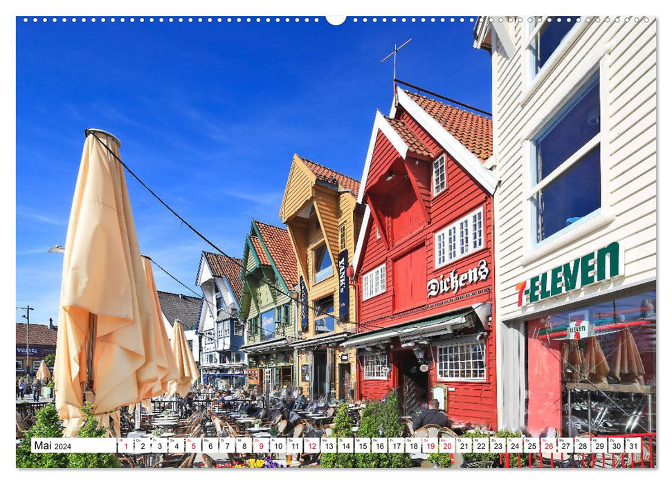 L'été à Stavanger par Petrus Bodenstaff, chauffeur de taxi de Francfort (Calvendo Premium Wall Calendar 2024) 