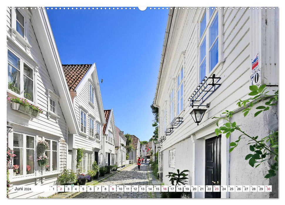 Sommer in Stavanger vom Frankfurter Taxifahrer Petrus Bodenstaff (CALVENDO Premium Wandkalender 2024)
