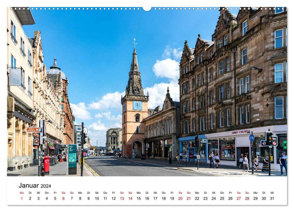 Faszination Glasgow (CALVENDO Wandkalender 2024)