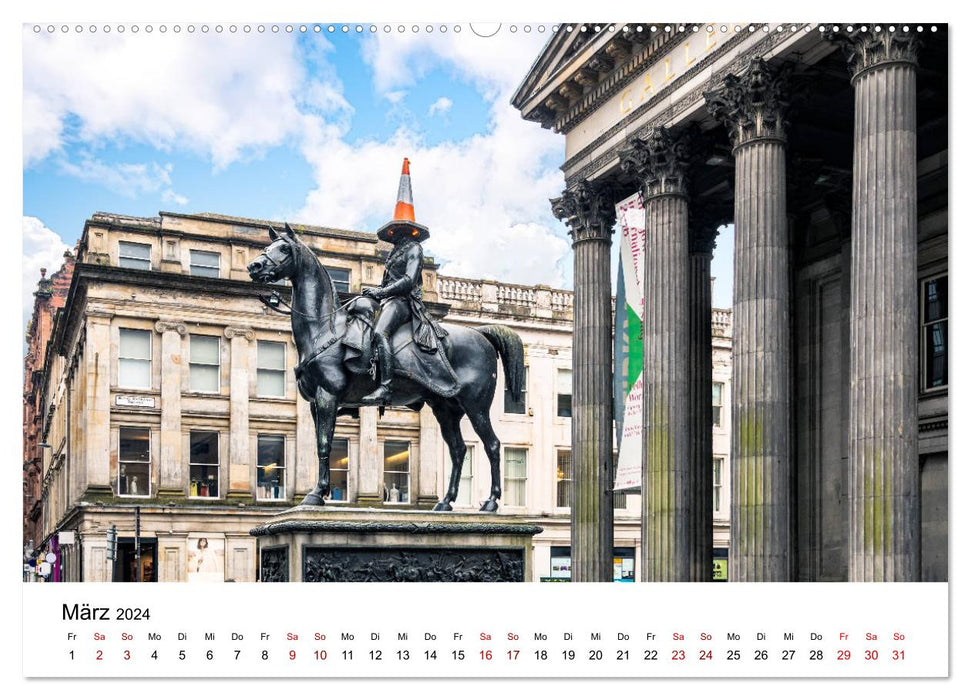 Faszination Glasgow (CALVENDO Wandkalender 2024)