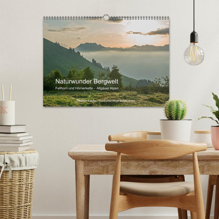 Merveilles naturelles des montagnes du Fellhorn et du Hörnergruppe (calendrier mural CALVENDO 2024) 