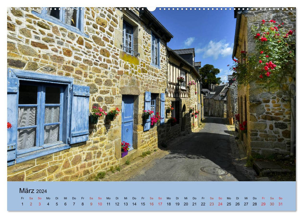 Dorfidyllen in Frankreich (CALVENDO Premium Wandkalender 2024)
